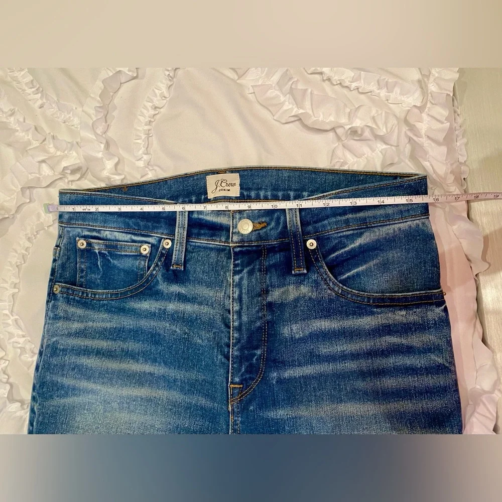 J Crew Billie Demi Boot Cropped Jeans Size 29